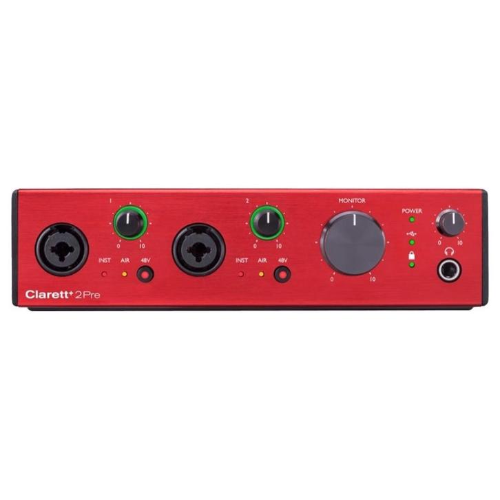 Focusrite Clarett+ 2 Pre 10-IN / 4-OUT SUPERPRIJS !!, Computers en Software, Geluidskaarten, Nieuw, Extern, Ophalen of Verzenden