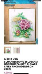 BORDUURPAKKET LANARTE M. V. SCHARRENBURG FAIRY RHODODENDRON, Verzenden, Nieuw, Handborduren, Borduurpakket