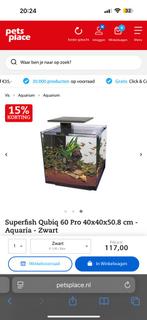 Aquarium 60 L, Dieren en Toebehoren, Vissen | Aquaria en Toebehoren, Ophalen, Zo goed als nieuw, Leeg aquarium