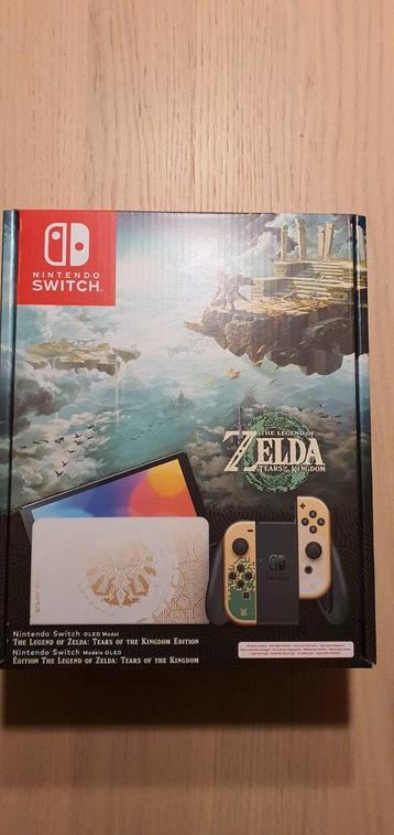 Nintendo Switch Oled The Legend of Zelda inclusief case beschikbaar voor biedingen