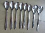 6 Lepeltjes, theeschep en suikerlepel Van Nelle pleet 90, Antiek en Kunst, Ophalen of Verzenden