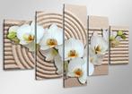 Nieuw * 5 Luik van Canvas * Orchidee Strand 80x160cm, Antiek en Kunst, Kunst | Schilderijen | Modern, Ophalen of Verzenden
