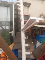 Spiltrap staal met hardhouten treden, Doe-het-zelf en Verbouw, Ophalen, Gebruikt, Trap, 2 tot 4 meter