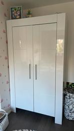 Kledingkast kinderkamer hoogglans wit, Kinderen en Baby's, Kinderkamer | Commodes en Kasten, Gebruikt, Kast, 50 tot 70 cm, 105 cm of meer