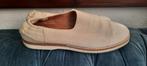Shabbies instappers schoenen creme suède leder maat 42, Shabbies, Ophalen of Verzenden, Zo goed als nieuw, Wit