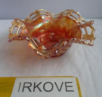 CARNIVAL GLAS * MET OPEN RAND * MARIGOLD Schaaltje * beschikbaar voor biedingen