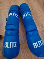 Blitz Karate Handschoenen + Beenbeschermers Blauw, Vechtsportbescherming, Ophalen of Verzenden, Zo goed als nieuw, Karate