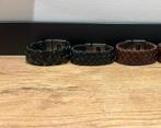 4x heren Josh armband, Sieraden, Tassen en Uiterlijk, Armbanden, Ophalen of Verzenden, Zo goed als nieuw, Leer