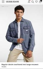 Guess classic denim blouse/overhemd blauw M nieuw (2025), Blauw, Nieuw, Guess, Halswijdte 39/40 (M)