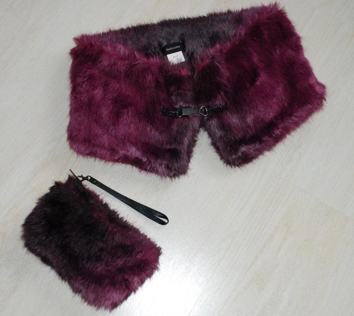 Kraagje + tasje Claudia Strater, Kleding | Dames, Jassen | Winter, Gedragen, Maat 38/40 (M), Overige kleuren, Ophalen of Verzenden