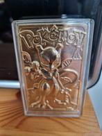 pokemon Mewtwo gold card, Ophalen, Zo goed als nieuw, Losse kaart