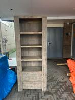 Mooie acacia houten (boeken)kast, Ophalen, Met plank(en), 200 cm of meer, 50 tot 100 cm
