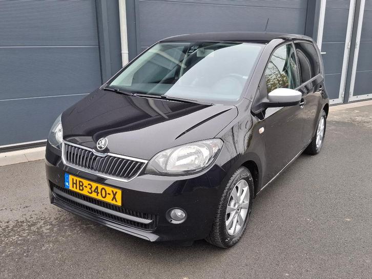 Skoda Citigo 1.0 Greentech Edition 44KW 3D 2016 Zwart, Auto's, Skoda, Bedrijf, Te koop, Citigo, ABS, Adaptieve lichten, Airbags