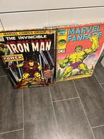 2 marvel canvas Ironman & Hulk, Ophalen of Verzenden, Zo goed als nieuw