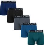 5-Pack Gianvaglia Katoenen Heren Boxershorts - 7501, Kleding | Heren, Ondergoed, Gianvaglia, Ophalen of Verzenden, Boxer, Overige kleuren