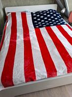 Fleece Deken Amerikaanse Vlag 150x200, Ophalen of Verzenden, Gebruikt