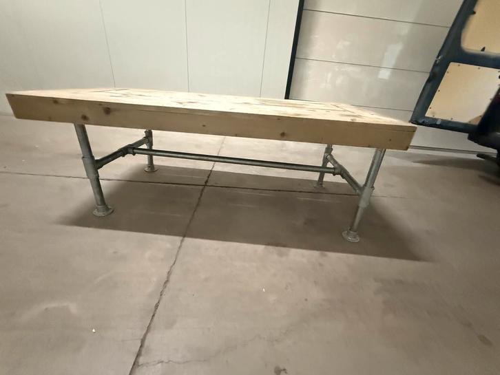 Steigerhout meubel set grey wash perfecte staat, Huis en Inrichting, Tafels | Sidetables, Zo goed als nieuw, 25 tot 50 cm, Rechthoekig