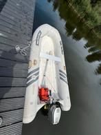 Rubberboot met 8pk Honda motor en trailer, Watersport en Boten, Gebruikt, Benzine, Minder dan 70 pk, Overige materialen