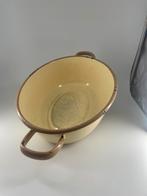 Retro Enaille bak ongeveer 30-35 cm, Huis en Inrichting, Keuken | Potten en Pannen, Ophalen, Gebruikt, Overige materialen, Koekenpan of Braadpan