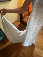 Vintage trouwjurk Ian stuart, Ophalen of Verzenden, Gedragen, Wit, Trouwjurk