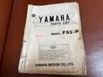 Yamaha FS1 Onderdelenboek 1970 - Origineel!, Motoren, Ophalen of Verzenden, Yamaha