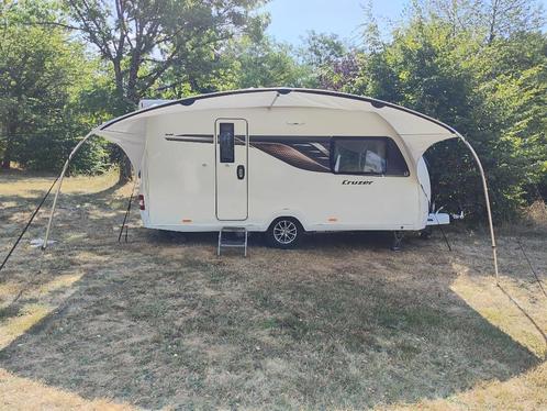 Sprite Cruzer 460 SR 2021, nieuwe Alko mover + Unico luifel, Caravans en Kamperen, Caravans, Particulier, tot en met 2, 1000 - 1250 kg