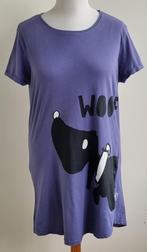 Hema leuk paars/grijs nachtshirt met Takkie mt. L, Kleding | Dames, Pyjama's, Hema, Ophalen of Verzenden, Zo goed als nieuw, Maat 42/44 (L)