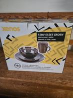 Xenos Serviesset Groen - 16 Delig, Ophalen, Overige materialen, Nieuw, Effen