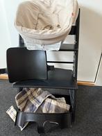 Stokke Tripp Trapp stoel, newborn set & baby set, Ophalen, Gebruikt, Meegroeistoel, Stoelverkleiner