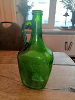 Prachtige groene gist fles vaas, Ophalen of Verzenden