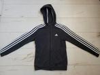 Zwart trainingvest/ trainingjack mt 152 (Adidas), Ophalen, Adidas, Jongen of Meisje, Trui of Vest