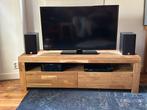 Woood houten TV meubel Mats, Huis en Inrichting, Kasten | Televisiemeubels, Ophalen, 100 tot 150 cm, Zo goed als nieuw, Minder dan 100 cm