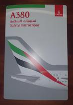 Safety Instruction card A380 Emirates - Verzamelstuk -, Verzamelen, Luchtvaart en Vliegtuigspotten, Ophalen of Verzenden, Nieuw