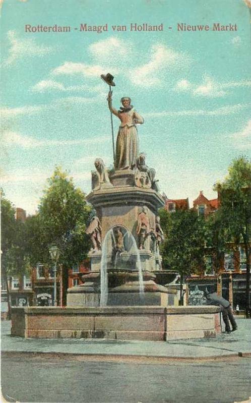 (380-829-041) Rotterdam Maagd van Holland, Verzamelen, Ansichtkaarten | Nederland, Zuid-Holland, Verzenden