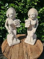 Set oosterse zandstenen beelden vrouwen 63cm nu €175, Ophalen