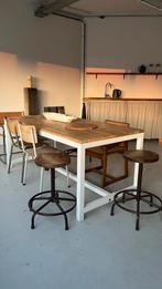 Prachtige stevige eettafel mangohout!, Ophalen, Mangohout, rustiek, landelijk, 50 tot 100 cm, Zo goed als nieuw