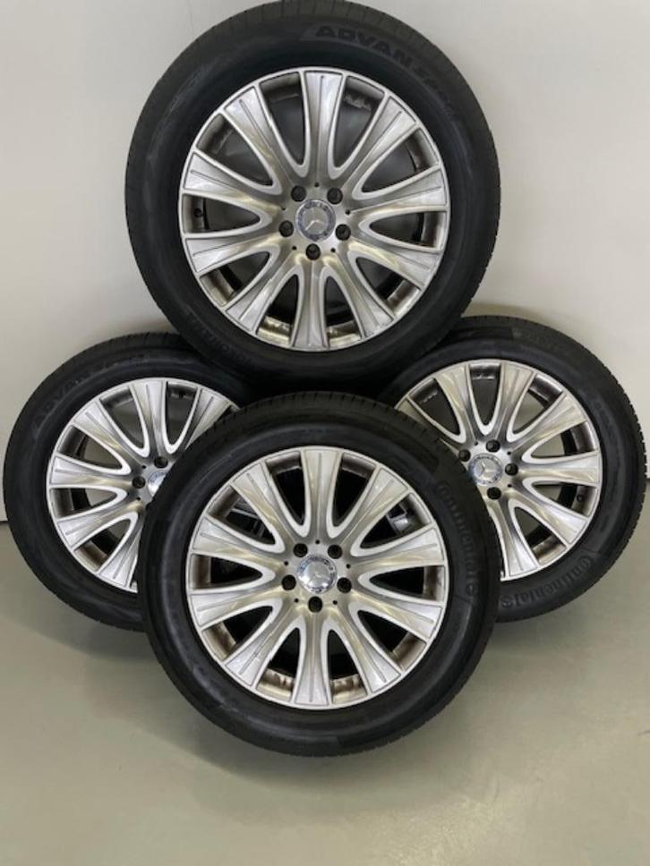Set 27: velgen + banden Mercedes-Benz  S-klass, Auto-onderdelen, Banden en Velgen, Band(en), Zomerbanden, 18 inch, 245 mm, Personenwagen