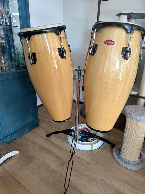Stagg Conga's met Standaard - Goede Staat, Muziek en Instrumenten, Percussie, Gebruikt, Trommel, Ophalen