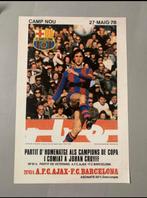 Poster/prent Johan Cruijff, Ophalen of Verzenden, Zo goed als nieuw, A1 t/m A3, Sport