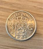 zilveren 1/4 gulden Nederlands Indie 1941, Postzegels en Munten, Munten | Nederland, Ophalen of Verzenden
