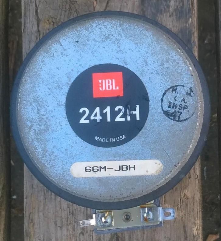 Tweeter JBL 2412-H, Audio, Tv en Foto, Luidsprekers, Gebruikt, Overige typen, Minder dan 60 watt, JBL, Ophalen of Verzenden