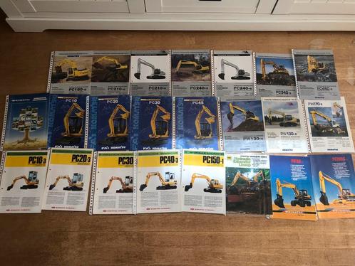 Folders van Komatsu kranen, Boeken, Auto's | Folders en Tijdschriften, Gelezen, Overige merken, Ophalen of Verzenden