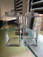 RIVERDALE Glazen Voorraadpotten 31x 13,5 cm  - Thee & Suiker, Ophalen of Verzenden, Zo goed als nieuw
