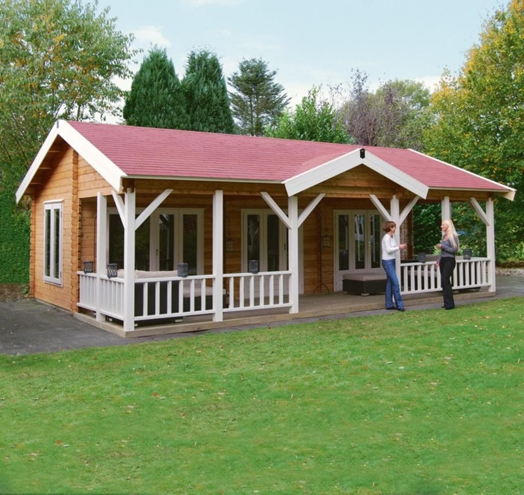 MAATWERK blokhut tuinhuis - LAAGSTE PRIJS GARANTIE, Tuin en Terras, Tuinhuizen, Nieuw, Tuinhuis, Hout, 500 cm of meer, 400 cm of meer