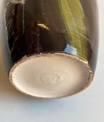 Keramiek fifties vaas , made in Italy, Gebruikt, Zwart, Ophalen of Verzenden, Onbekend