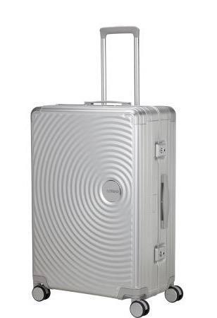 American Tourister ALU Spinner 77 cm Rimowa Samsonite, Sieraden, Tassen en Uiterlijk, Koffers, Nieuw, Metaal, 70 cm of meer, 45 tot 55 cm