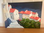 Schilderij Lex van Soest  Tourette sur Loup 2001, Antiek en Kunst, Ophalen