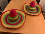 Twee Sobrero’s voor feest, carnaval of verkleedpartij, Hobby en Vrije tijd, Feestartikelen, Ophalen of Verzenden, Zo goed als nieuw