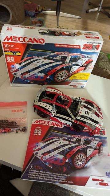 Meccano Motorised Supercar 25 in 1 beschikbaar voor biedingen