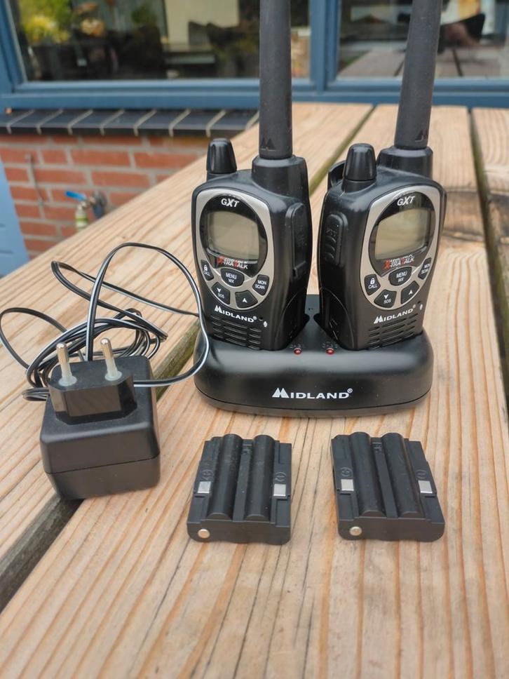 Midland portofoon gxt 1000, Telecommunicatie, Portofoons en Walkie-talkies, Zo goed als nieuw, Ophalen of Verzenden